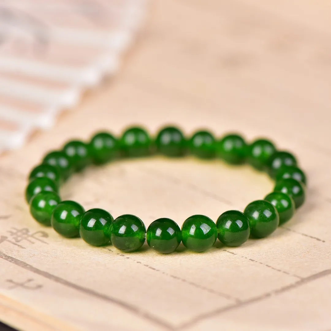 Green Jade Bracelets Men Women Healing Gemstone Fine Jewelry Genuine Natural Myanmar Jadeite Grade A Burma Jade Bracelet Bangles