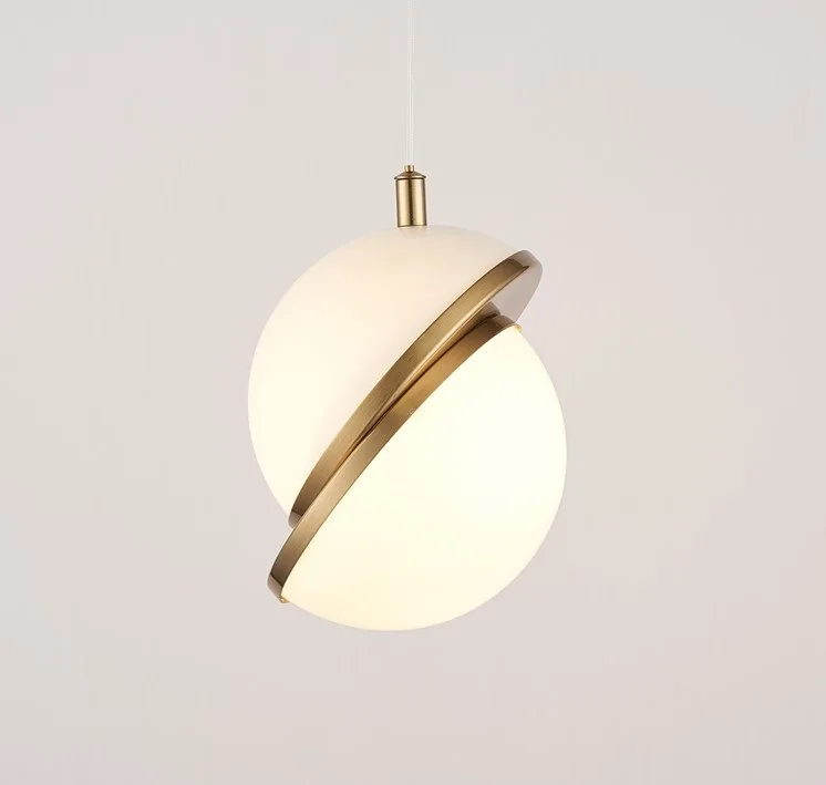 Home Dekoration Messing Glas Pendelleuchte Kronleuchter