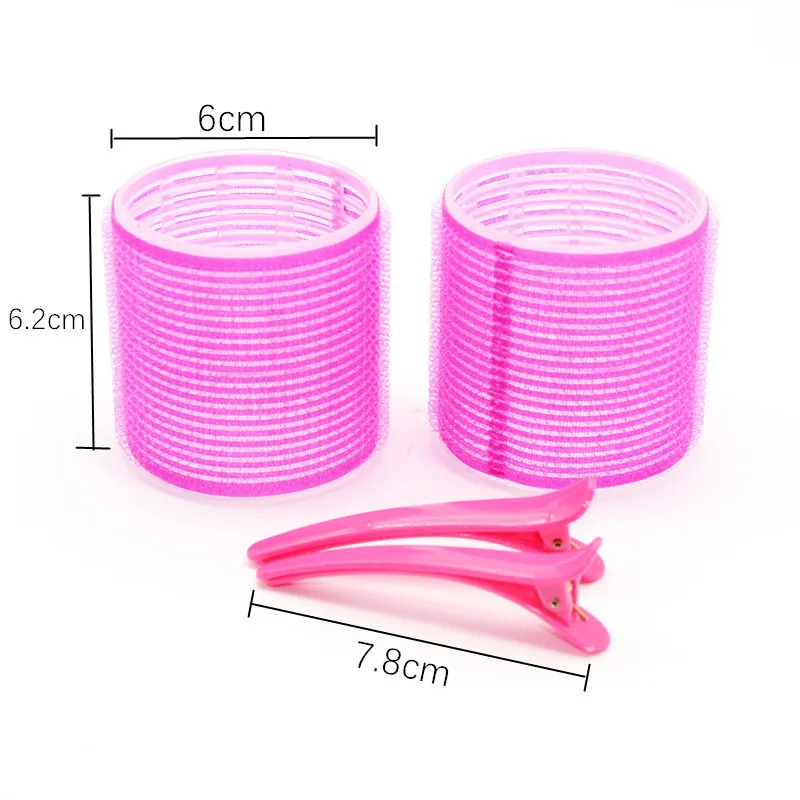 Hair Rollers Self Grip Hook Hair Curlers with Styling Clip Heatless Hairs Roller SalonDressing Curlers Sticky Hair Styling Tools view 6