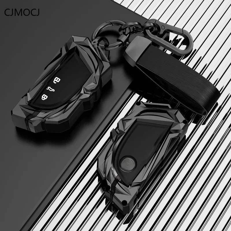 for VW Golf 8th Gen/Tayron 330/Talagon 380/T-Roc/Teramont Zinc Alloy Car Remote Key Case Cover Shell Keychain Accessories