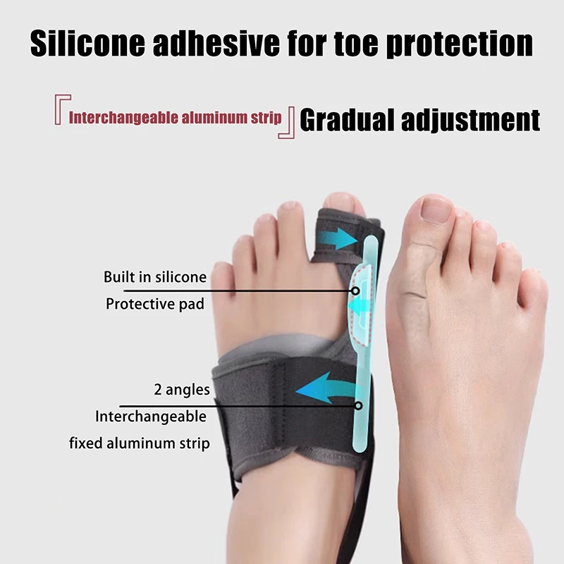 2pcs Toe Orthotics Hallux Valgus Orthotics  Orthopedic Tool Care Tools