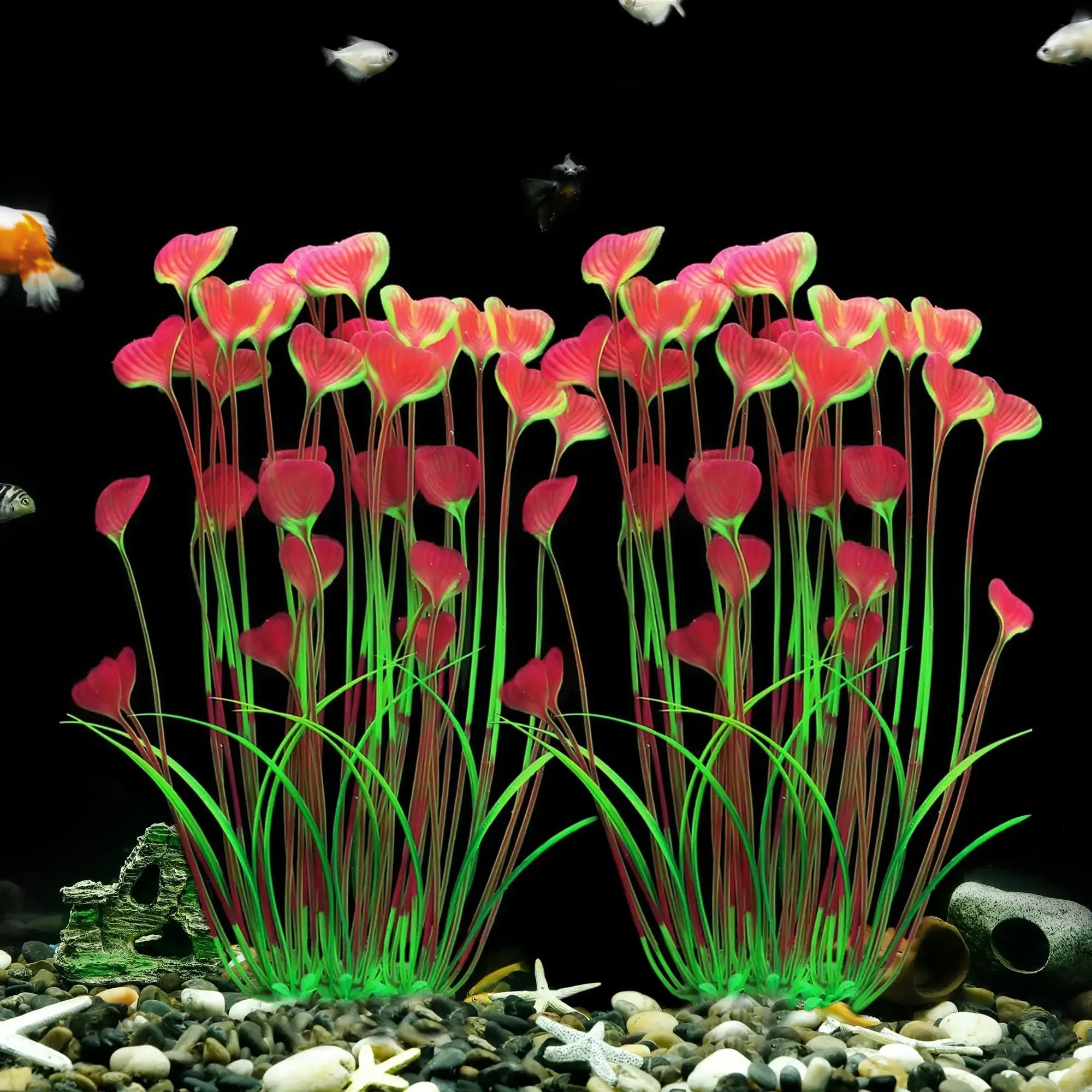 40cm Tall Artificial Aquarium Plants for Aquarium Ornament Underwater Plants Water Seaweed Fish Tank Decoration