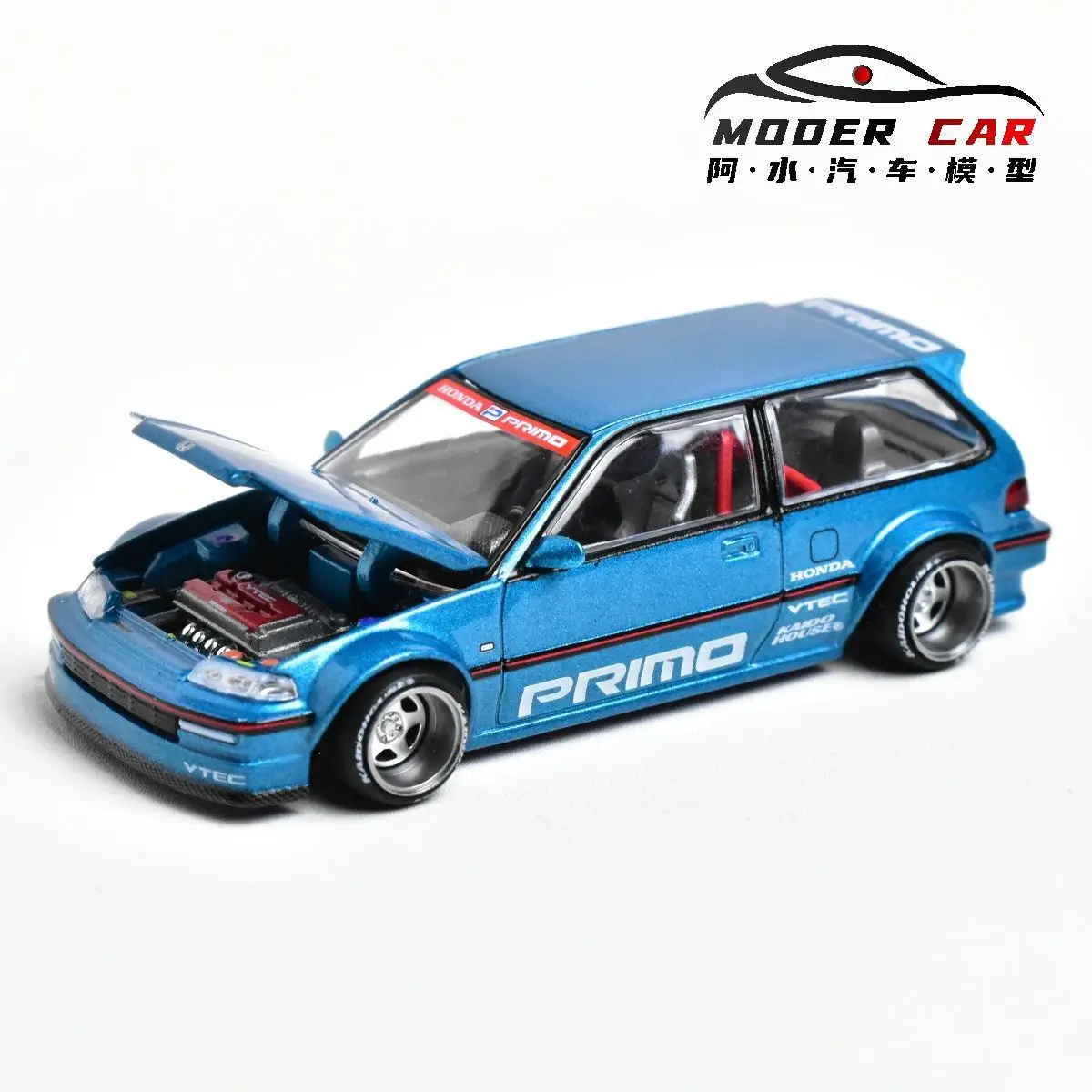 Kaido House + MINIGT TSM 1:64 Civic (EF) Kaido Works V1 126 gegoten modelauto