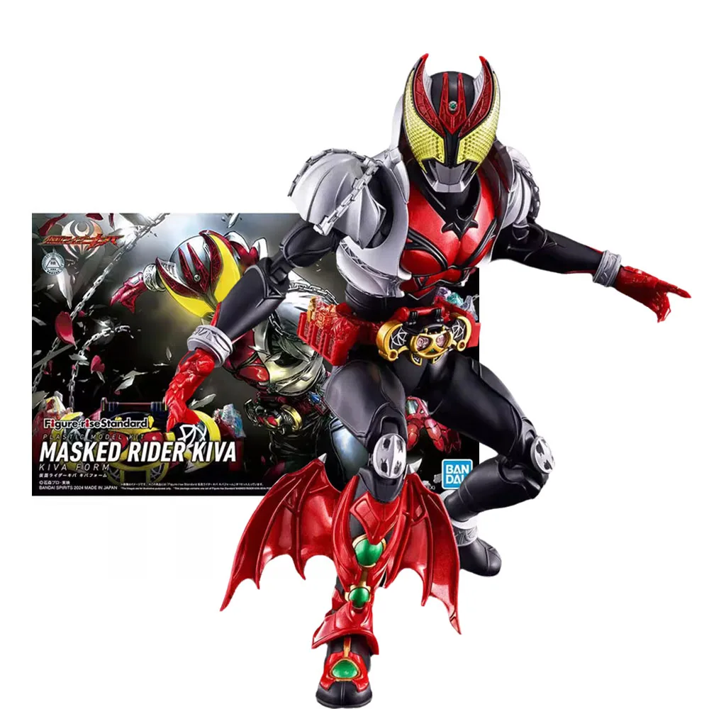 Bandai Genuine Figure Kamen Rider Model Kit Figure-rise Standard Masked Rider Kiva Collection Model Action Figure for Boys Toys