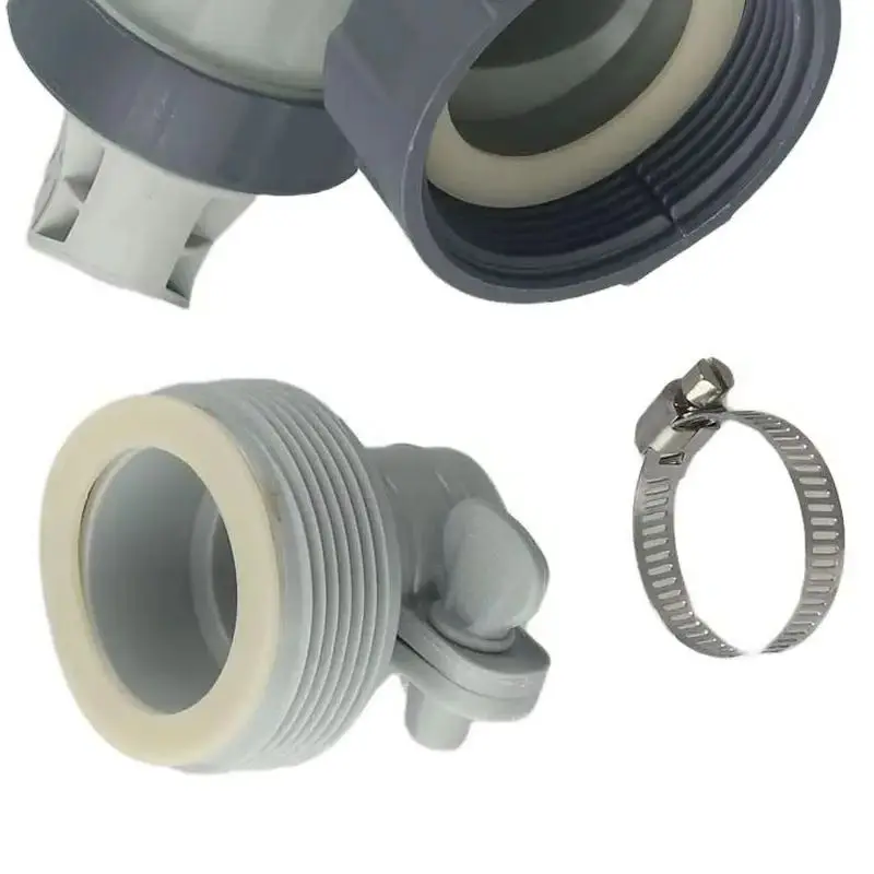 

Robust Pool Plunger Valve Set with Hose Adapter Type B for Intex Includes Shut Off Valve for Smooth Water Flow Control