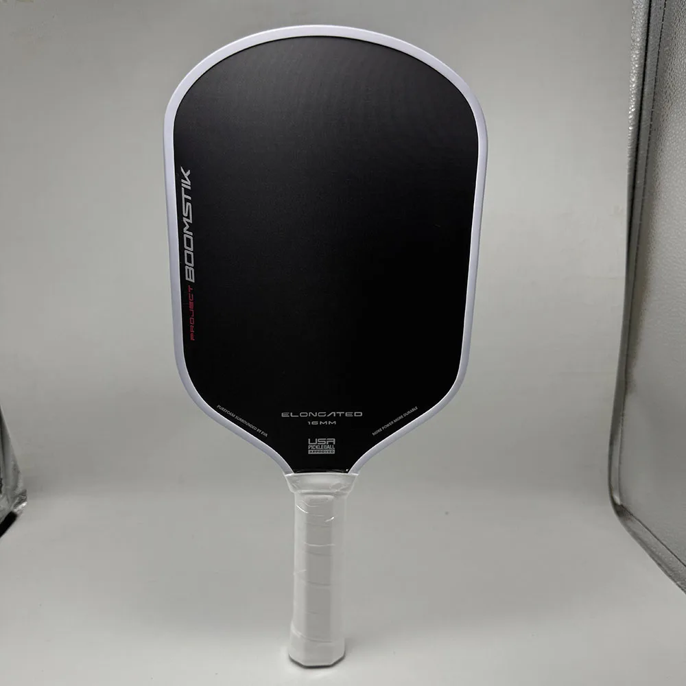 

BoomStik Elongated Pickleball Paddle 16mm BoomCore Full Foam Core Carbon Fiber Surface Friction