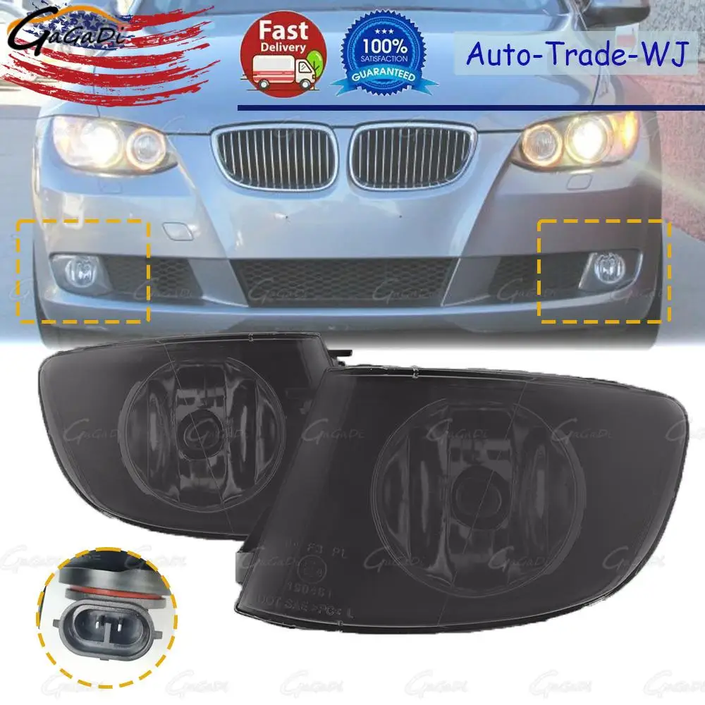 

Replacement 1Pair Fog Lamp For BMW 3 Series E92 E93 2007-2011 Clear Lamps Left Right Convertible Fog Lights Auto Parts Accessori