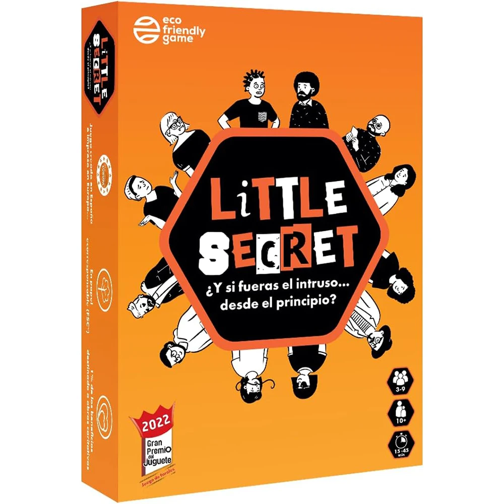 Juego de Mesa El Pequeño Secreto Juego de Cartas Español para Fiestas Familiares y Amigos Juego de Estrategia Deducción Social p