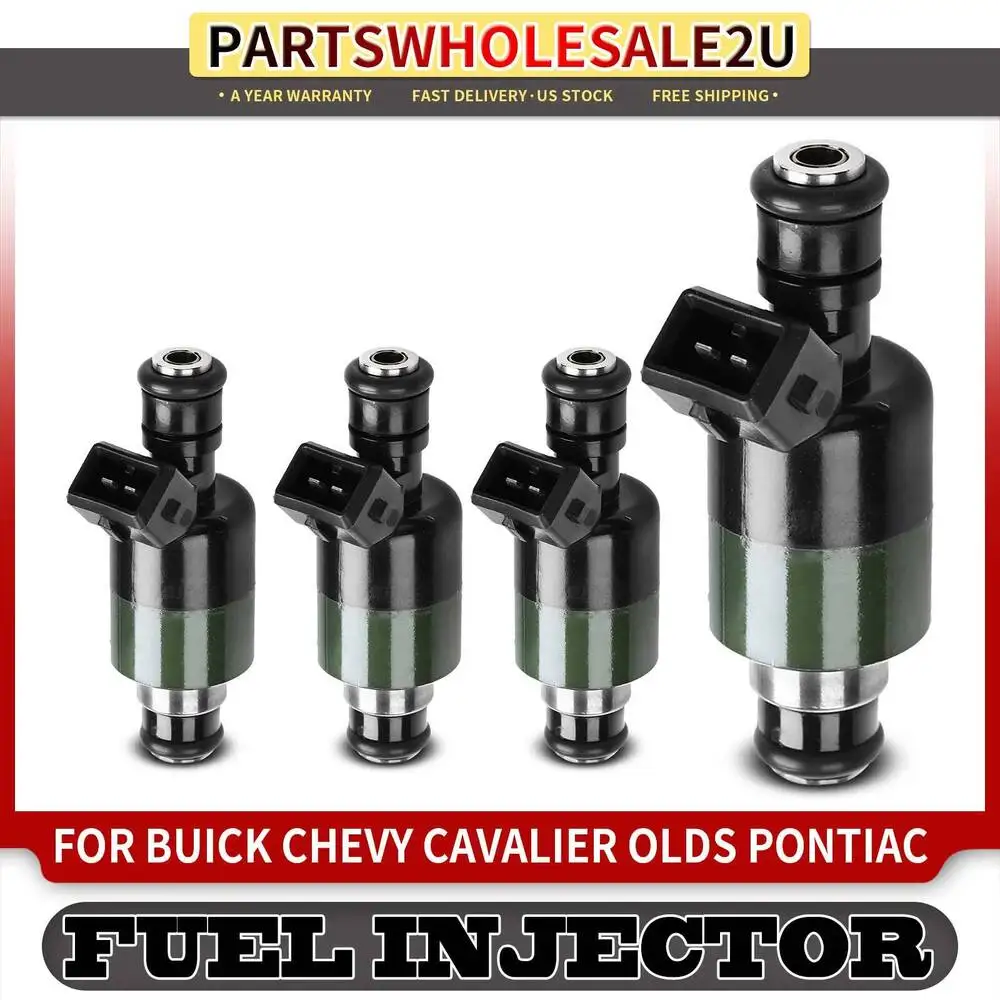 4Pcs Fuel Injector for Chevrolet Cavalier Buick Skylark Pontiac Grand Am Olds