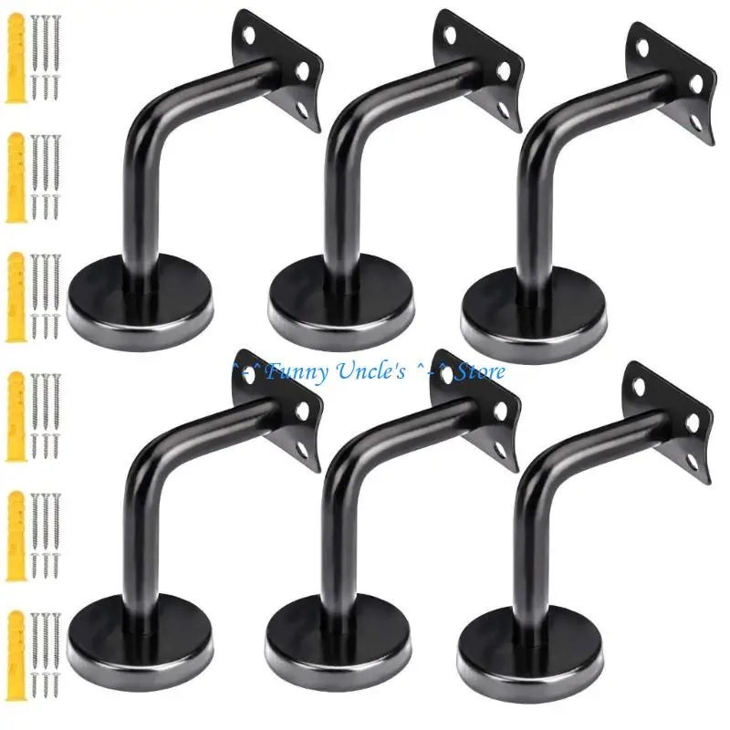 

E7CD Reinforced Stainless Steel Staircases Brackets For Curving Handrails Systems Easy Assembly