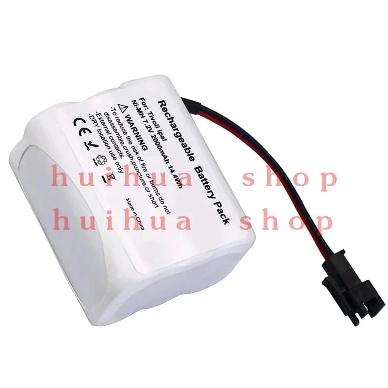 NI-MH Super Extended 7.2V 2000mAh Battery Compatible with Tivoli Audio Radios PAL and iPAL Units (MA-1, MA-2, MA-3 ) Battery zm