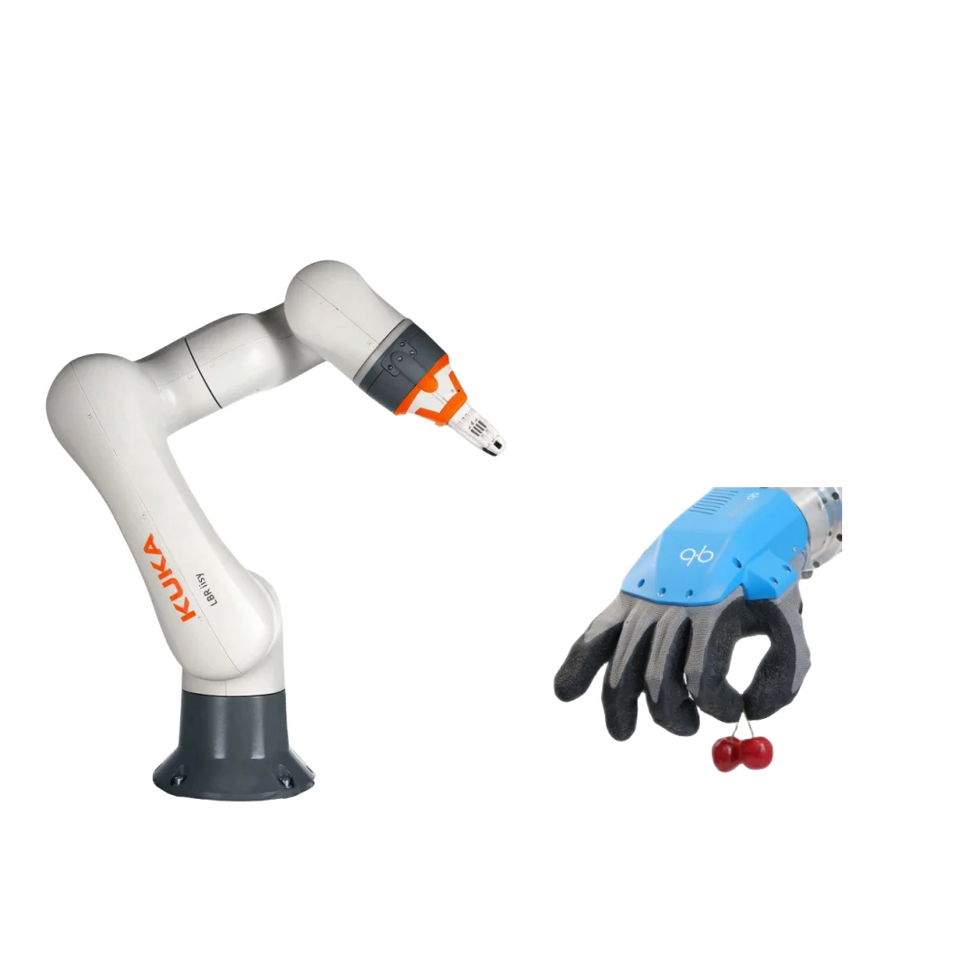 3 R760 Payload 6kg Collaborative Robot With QB Softhand Gripper As Handling Cobot Robot