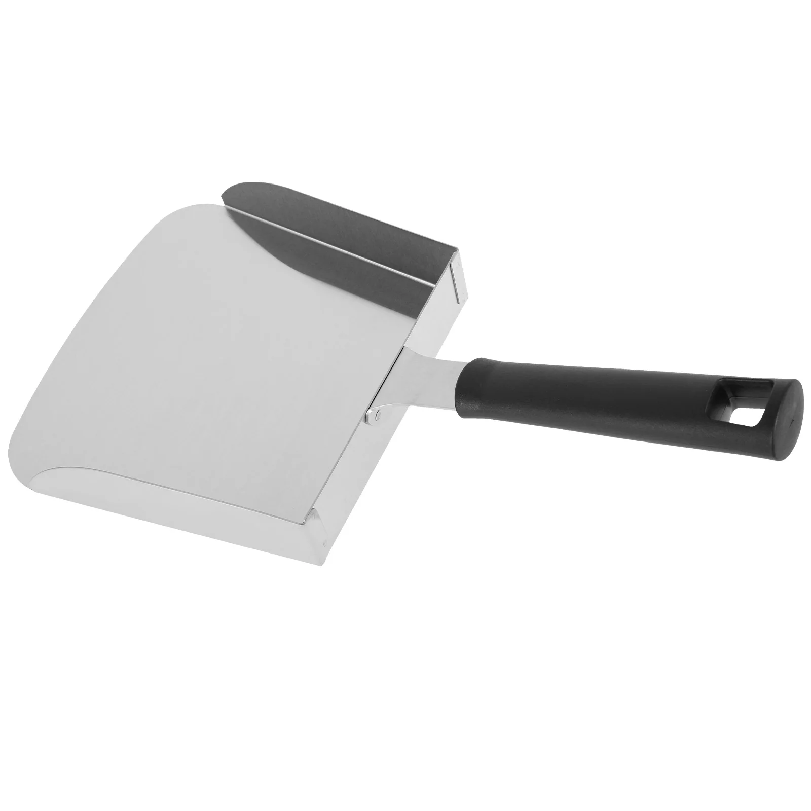 Large Griddle Scoop Stainless Steel Griddle Food Mover Sturdy Griddle Scoop Spatula Multipurpose Food Shovel for Stir Fry and