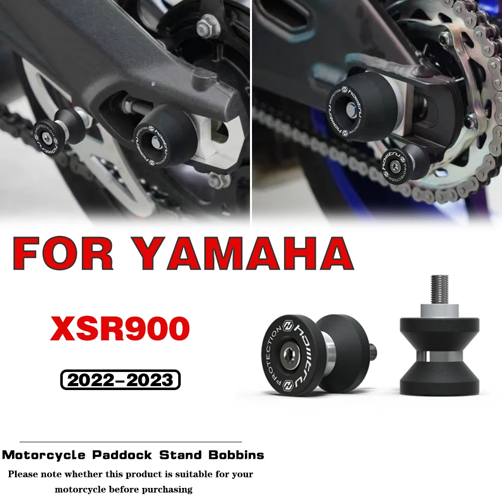 Motorcycle accessories Paddock Stand Bobbins For YAMAHA XSR900 2022 2023