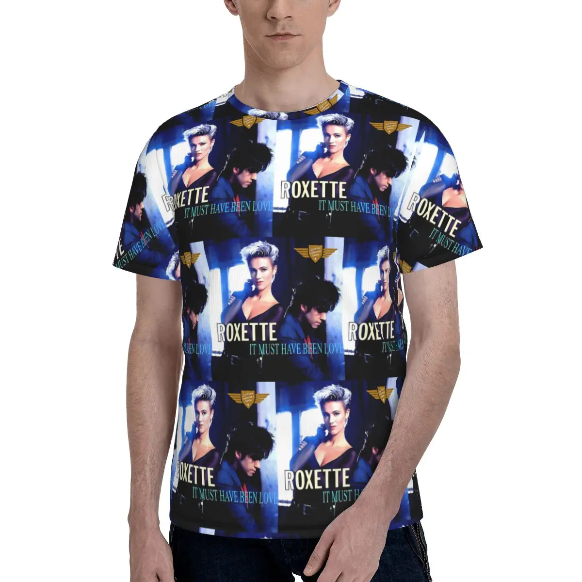Music Roxette Band The Comingson World Tour Poly Co T-Shirt Men Cotton T Shirts Men's Tees Short Round Neck Summer Clothes Tops