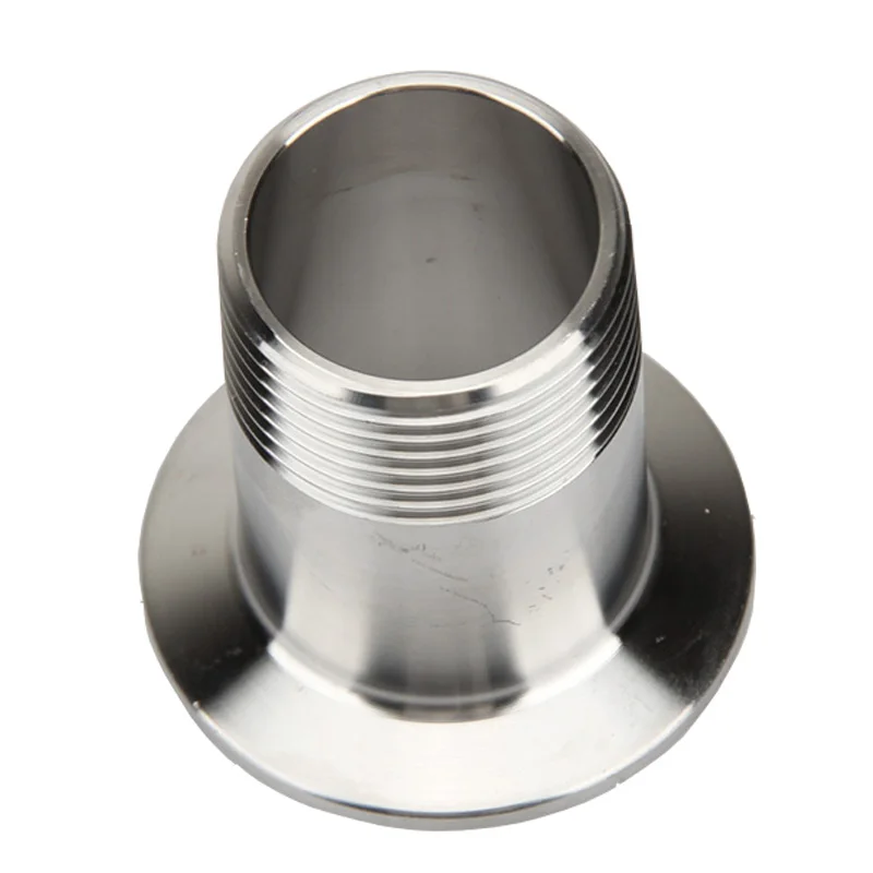 Stainless Steel Male And Female Threaded Connectors Tri Clamp 50.5mm 64mm Flange Connection 1/4” 3/8” 1/2\