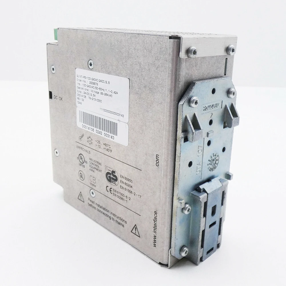 

Новая модель, 24DC/2,5 2938578 для Phoenix QUINT POWER 24VDC/2.5A импульсный источник питания, высокое качество, быстрая доставка