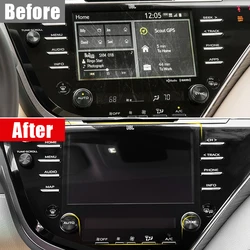 For Toyota Camry XV70 2018 2019 2020 Tempered Glass Car GPS Navigation Screen Protector Film LCD Sticker Decoration Accessories