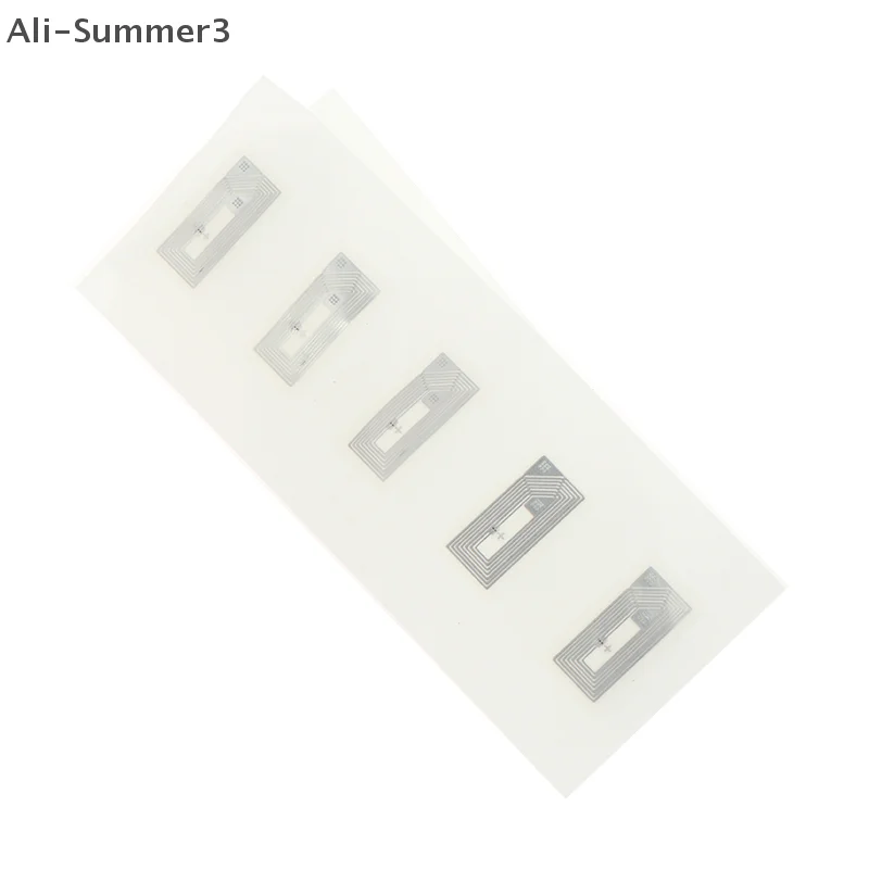 10 Pz Chip NFC Ntag213 Adesivo Intarsio Bagnato 11x21MM 13.56 MHz Etichetta RFID Tag 213 Etichetta Anti-contraffazione Etichetta Elettronica