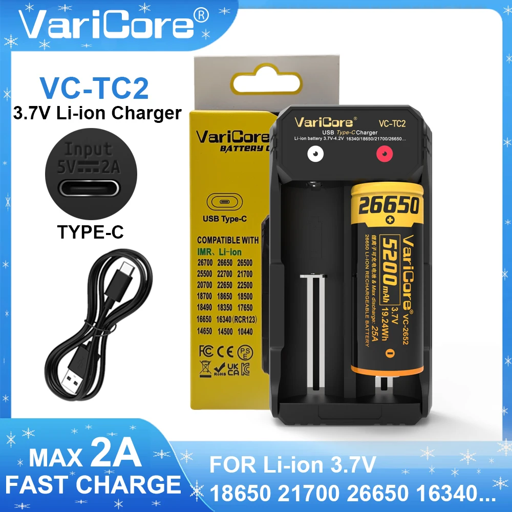 Liitokala Lii-PD4 Lii-500 Lii-402 3.7V 18650 18350 18500 16340 21700 20700 26650 1.2V AA AAA NiMH Lithium-pin Sạc Dự Phòng