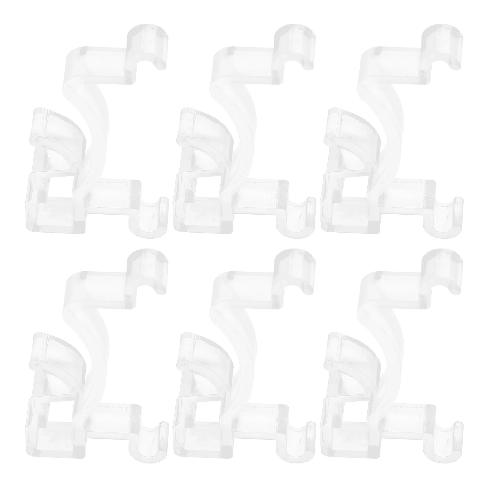 

6Pcs Vertical Blind Replacement Clips Hidden Valance Clips for Curtain Decoration