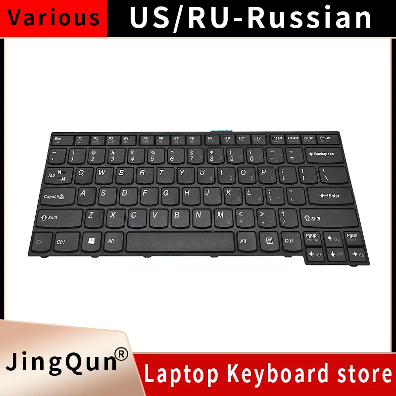 

New US Russian Replacement Laptop keyboard for Lenovo K4350 K4350A K4450 K4450A K4450S US English Keyboard Layout