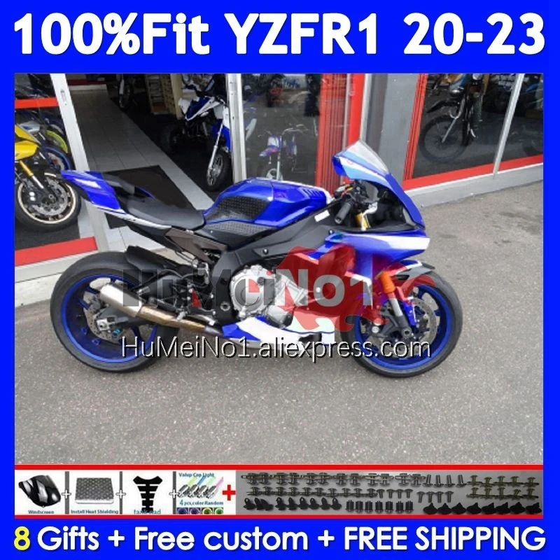 Injection For YAMAHA YZF R1 R 1 1000 YZF-R1 YZFR1 Movistar Blue 20 21 22 23 24 371No.29 YZF1000 2020 2021 2022 2023 2024 Fairing