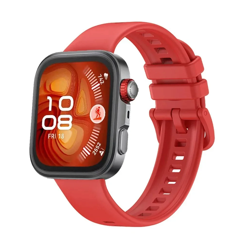 Sports Silicone Strap for Huawei Watch Fit 3/4/4 Pro Smartwatch Colorful Buckle Wristband for Huawei Watch Fit 4 Pro Accessories