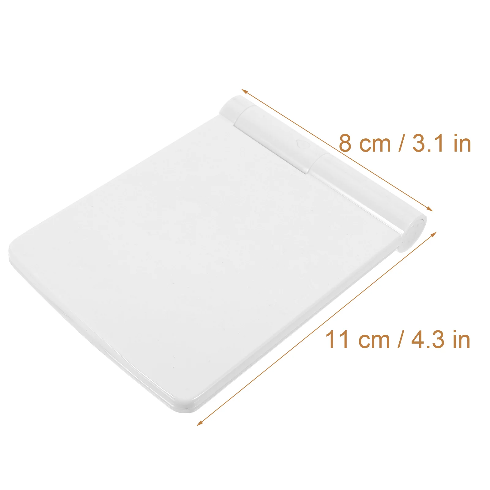 折りたたみ式トラベルLEDメイクアップミラー コンパクトポータブルタッチスクリーン照明付きミラー メイクアップ用 傷跡コントロール