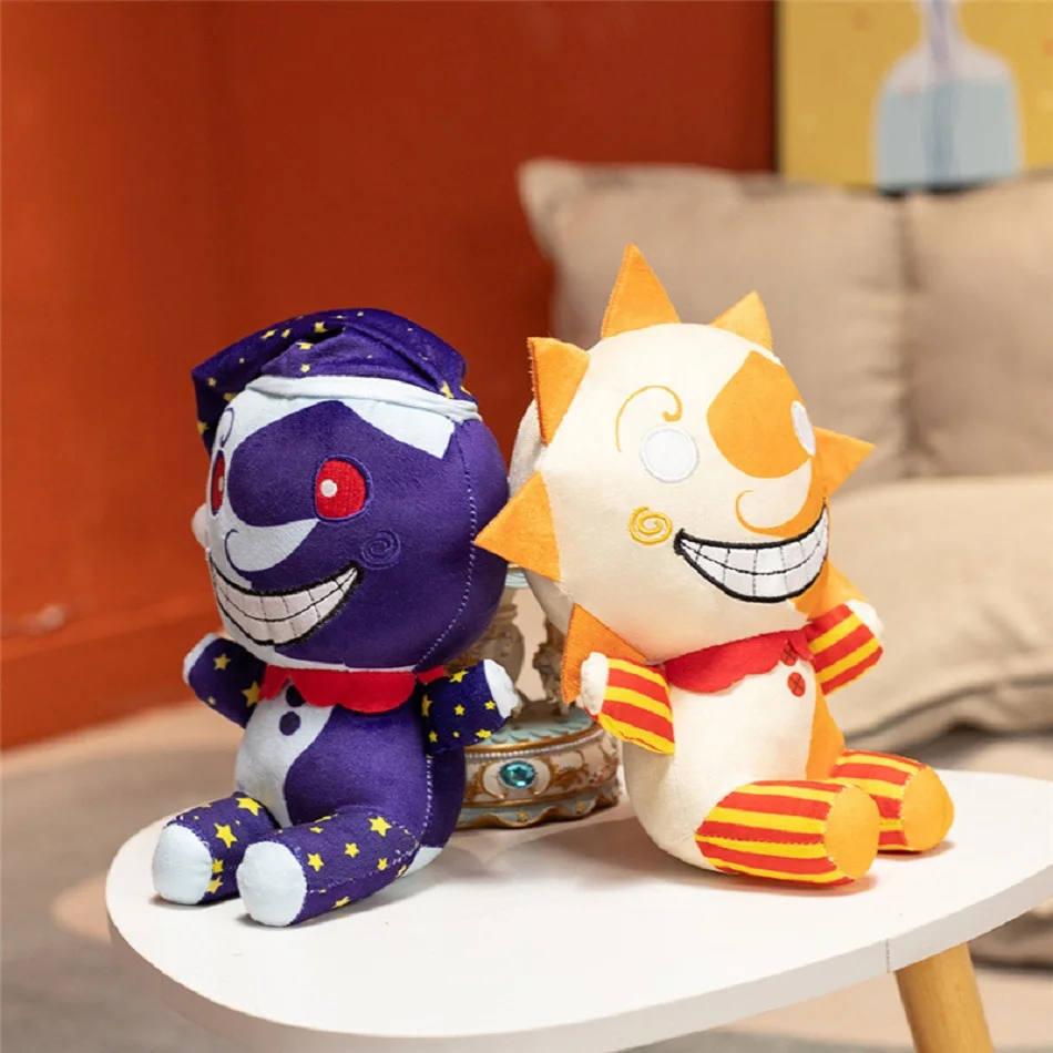 2024 New Fnaf Sundrop Plush Toys Security Breach Sunrise Moondrop BOSS Goat Plush Toy Game Dolls Gift for children