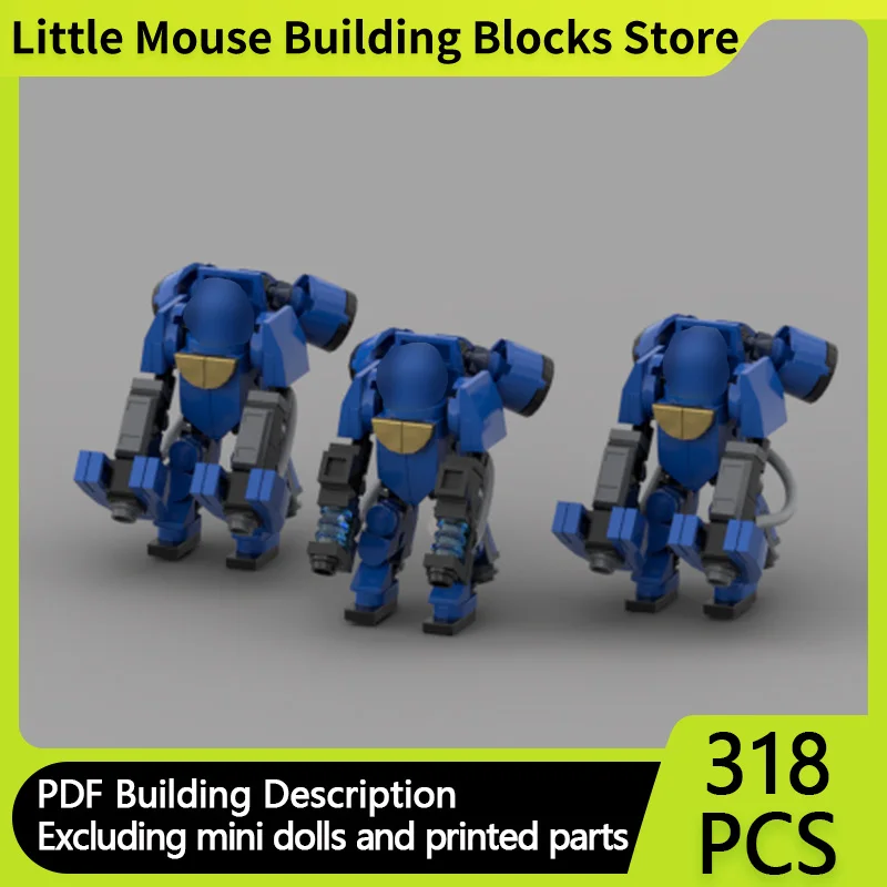 

Popular Games 40K Model Building Moc Bricks Hammer Battle Mech Collection Technology Blocks Gift Modular Christmas Toys DIY Sets