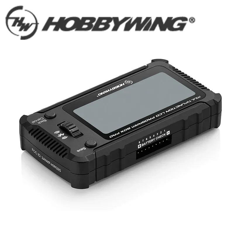 Caja de programa LCD HOBBYWING Pro para XERUN EZRUN PLATINUM Seaking Pro ESC RC modelo coche barco avión configuración de parámetros.