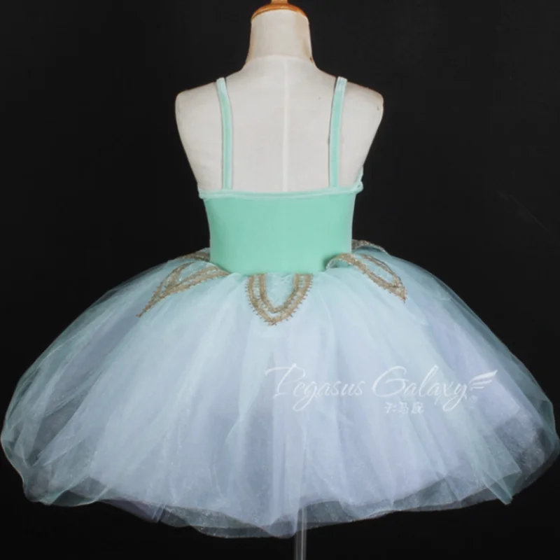 Crianças meninas profissional ballet desempenho collants ginástica tutu bodysuit ballet dança saias vestido traje para