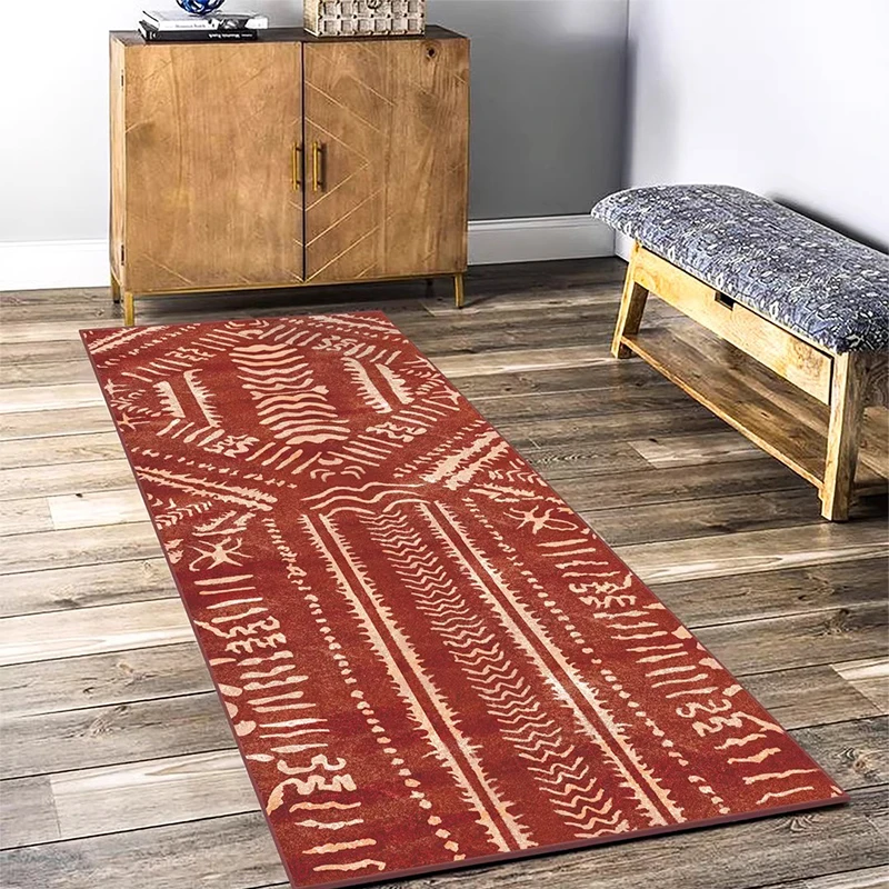 

Corridor Carpet for Living Room Entrance Doormat Anti-slip Home Decoration Bohemian Ethnic Bedroom Bedside Rug Long Floor Mat