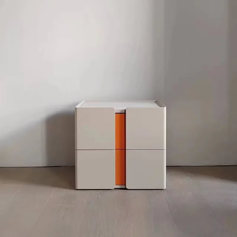 High Quality Multi-tier Extendable Panel Wood Drawer Nightstand Minimalist Wooden Bedside Table Bedroom Apartment Hotel