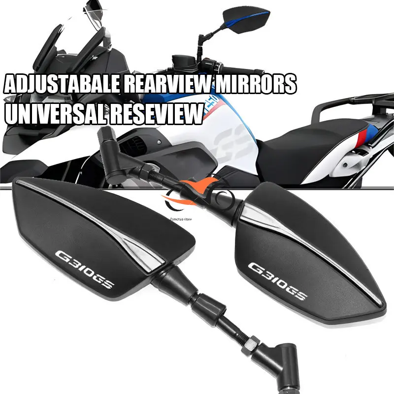 

For BMW G310R G310GS G 310R 310GS G310 R 2017-2022 2021 2020 Motorcycle Adjustabale Side Rearview Mirrors Universal Rearview