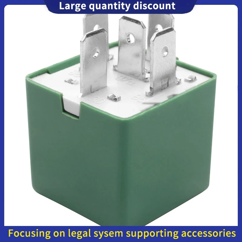 6547TX 12V 35A 5 Pins Cooling Radiator Fan Relay Green  for Peugeot 206 207 306 307 406 407 807