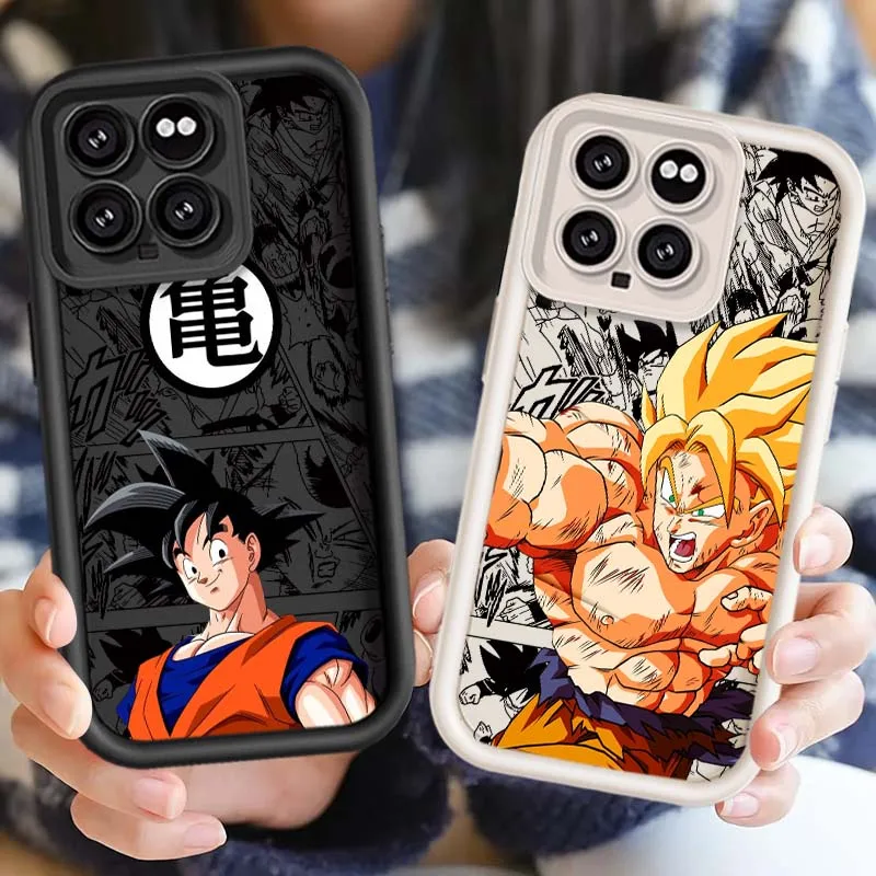 

D-Dragon Ball Saiyans Anime For Xiaomi Mi 17 15 14 13 12 14T 13T Pro Max Lite Eye Ladder Phone Case Cover
