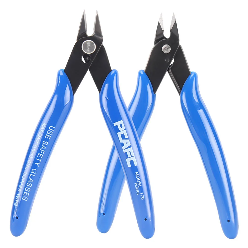 2Pcs 3D Printer Parts Hand Tools Practical Electrical Wire Cable Cutters Cutting Side Snips Flush Pliers 170 Pliers Tweezers