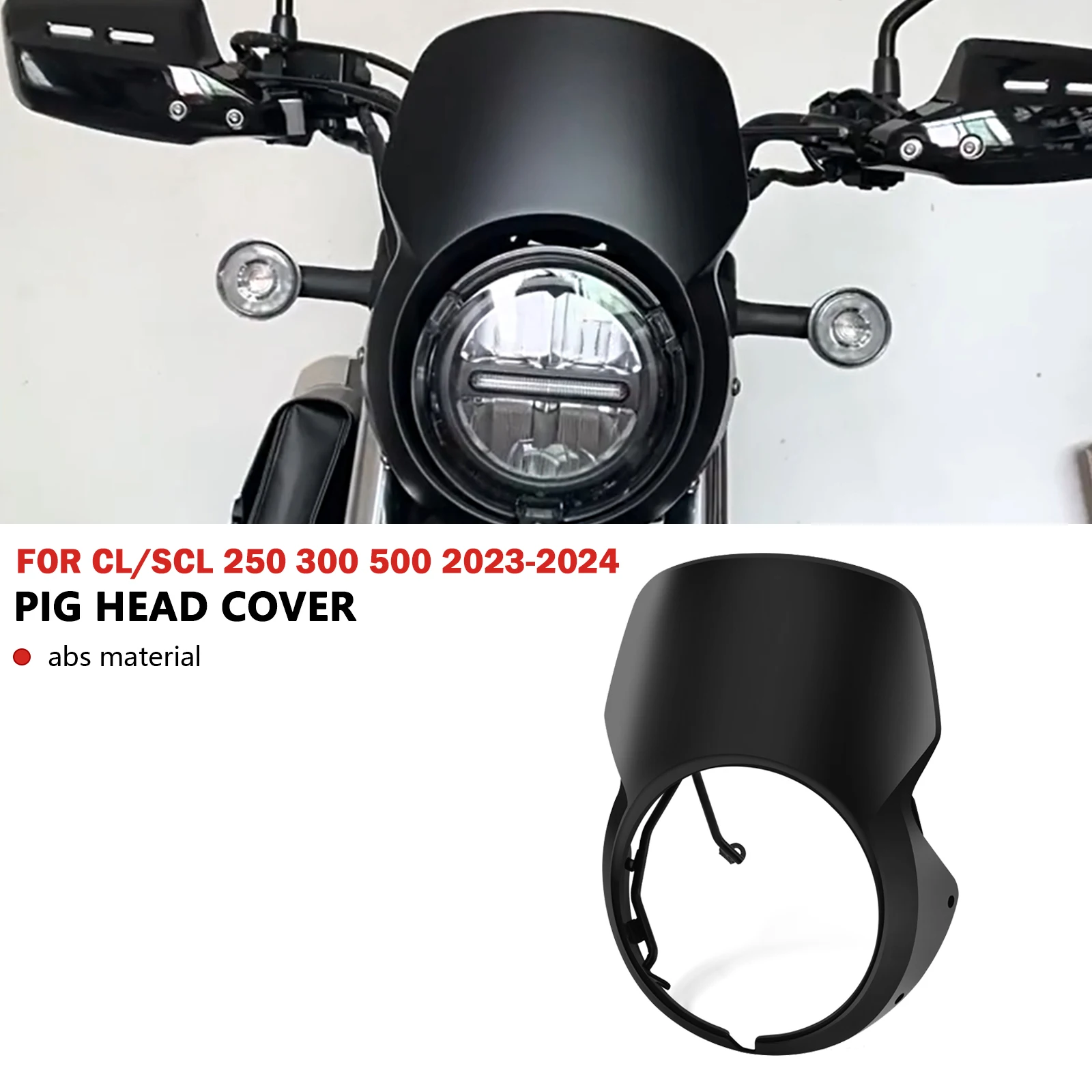 

Для CL500 CL300 CL250 2024 2023 CL SCL 250 300 500 2024 передняя маска мотоцикла, обтекатель фары, обтекатель лобового стекла