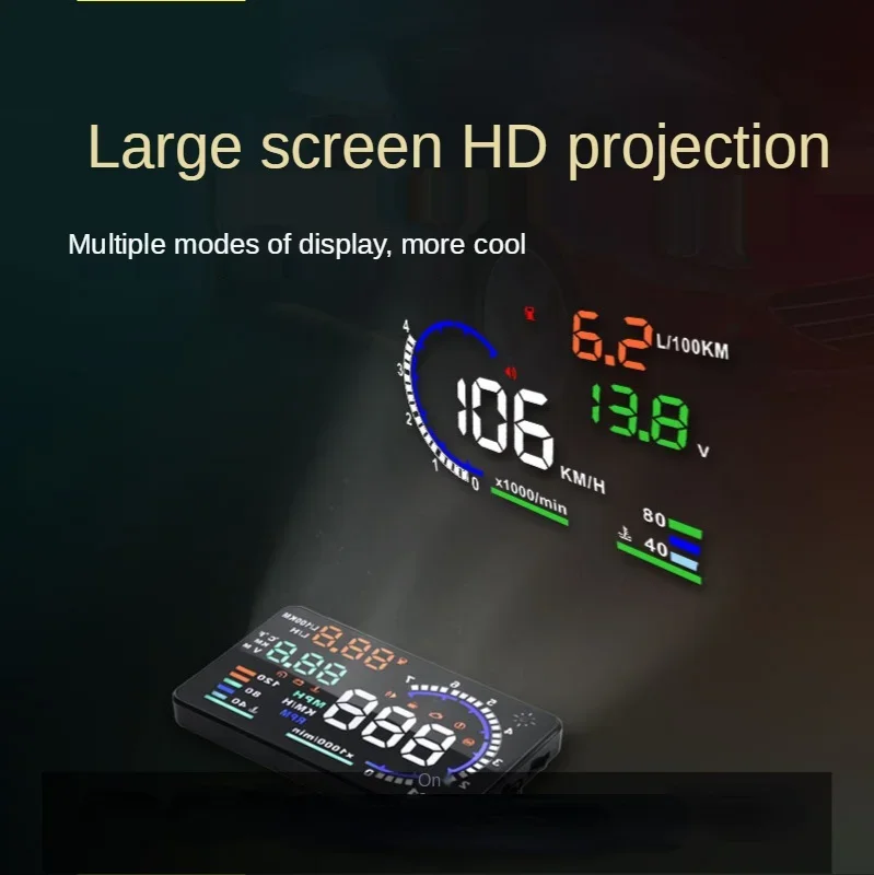 head-up display obd car universal high-definition speed projector portable hud car display