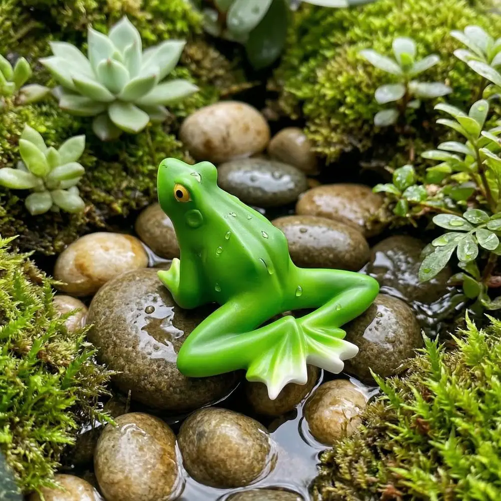 Figures Fun Pressure Reduction Anti Stress Toy Kid Gift Vivid Bionic Sculpture For Garden Yard Pond Fish Tank Landscaping