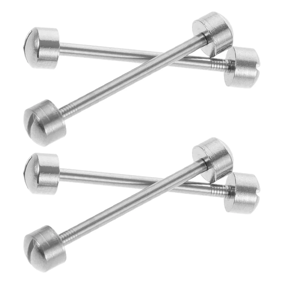 

4pcs Repair Tools Steel 16Mm Inner Diameter Strap Link Rod Pins Band Connectors Lug Connection Rods Watch Strap Screw Tube Rod