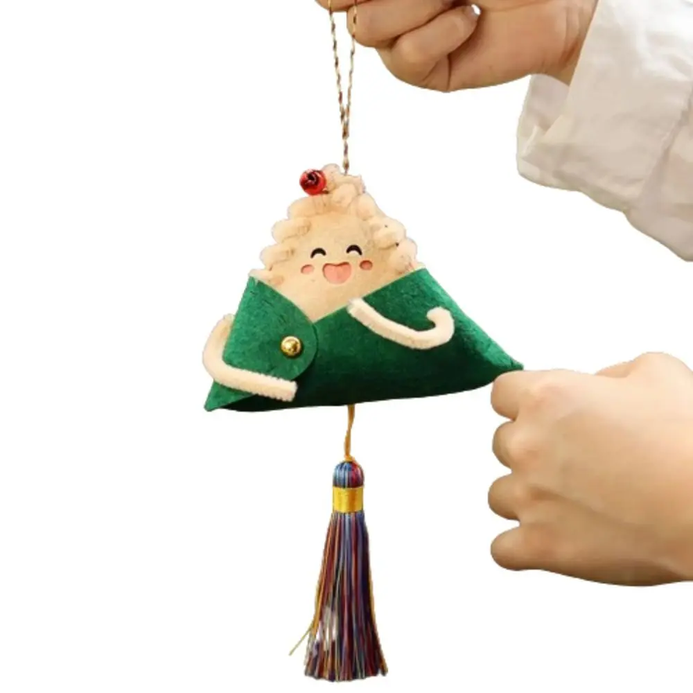 

Felt Dragon Boat Festival Sachet Non-Woven Chinese Style Chinese Style DIY Toy Hand-Diy Zongzi Lucky Bag School Activities