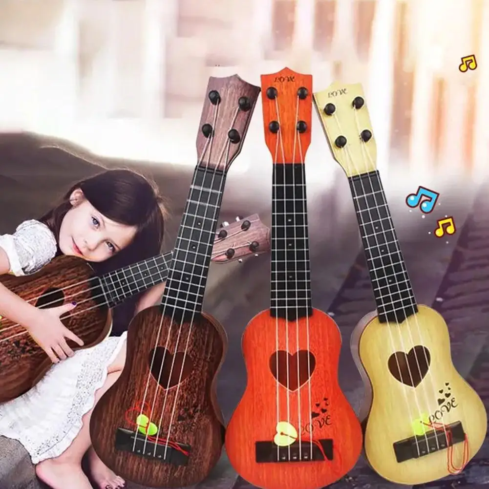 4 String Mini Guitarra Musical Gifts Musical Instruments Early Education Toys For Beginners Kids Children Toys I8H6