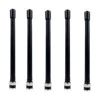 5x VHF 136-174mhz BNC Plug Rubber Antenna for ICOM IC V8 V80 V80E V82 V85 V85E VX200 VX500 for KENWOOD TK208 Radio Walkie Talkie