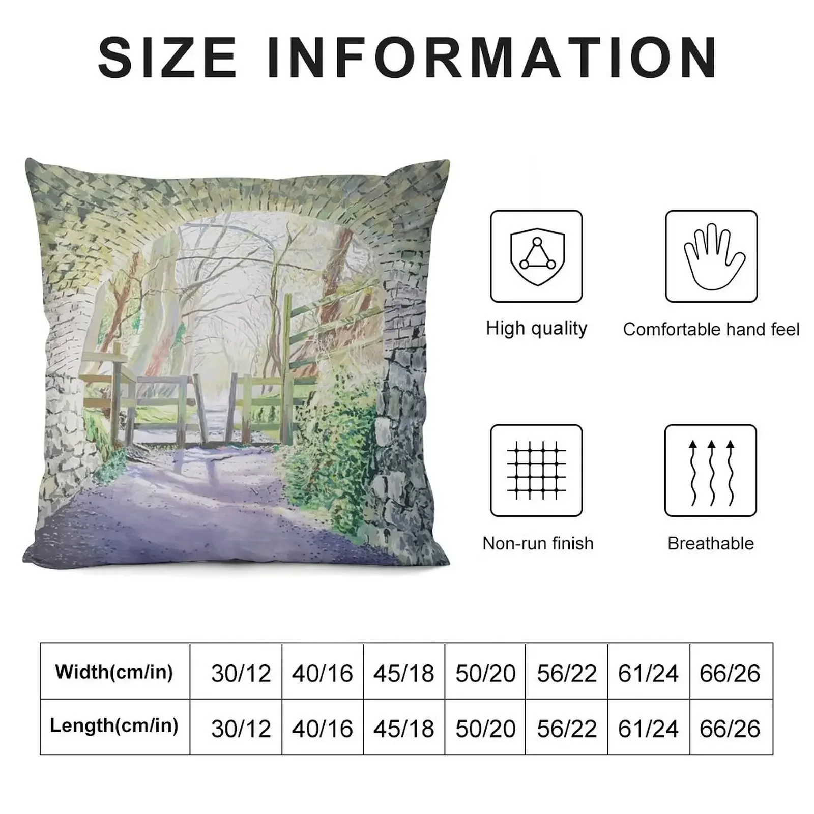 Lime Works tunnel at Calke Abbey Throw Pillow Sofa Decorative Covers Pillow Covers Decorative pillow