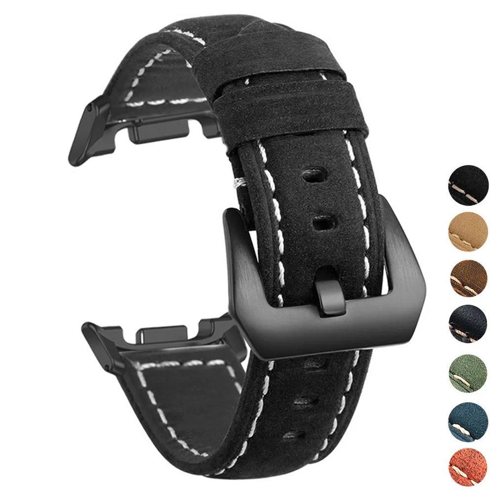 Leather Watchband for Samsung Galaxy Watch8 Classic 44mm 40mm Bracelet Replacement Strap Watch 8 7 ultra 2025 Accessories