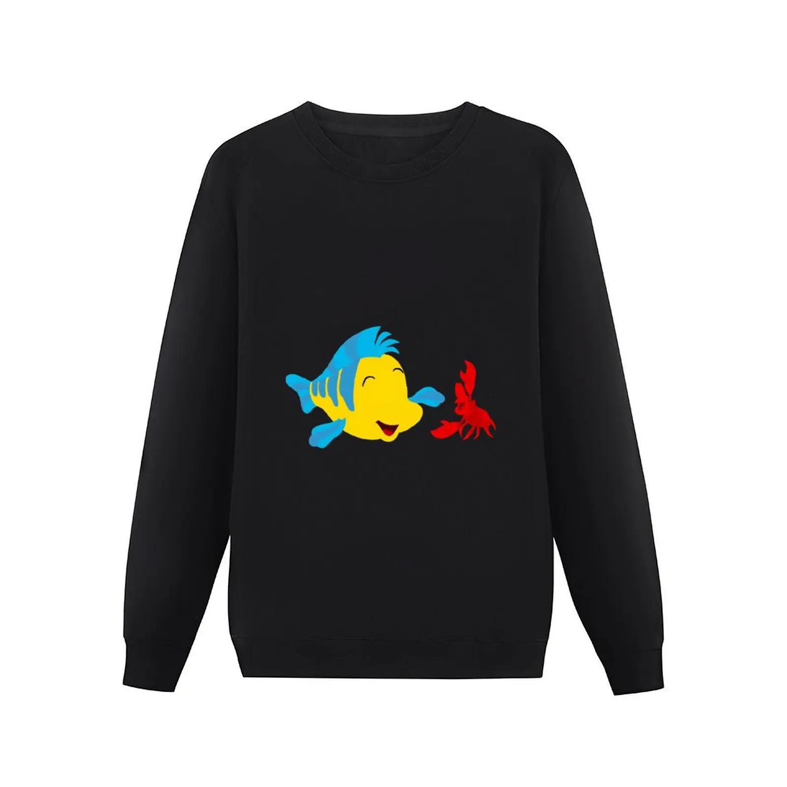 Minimalist Flounder & Sebastian Pullover Hoodie aesthetic clothing tracksuit men autumn clothes men's sweatshirt