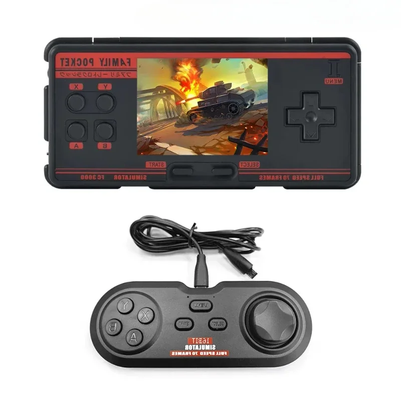 B-M FC3000 V2 3.0 Inch IPS Screen Classic Handheld Gaming Console Built in 4000+ Games 10 Simulator Children Video Game Console